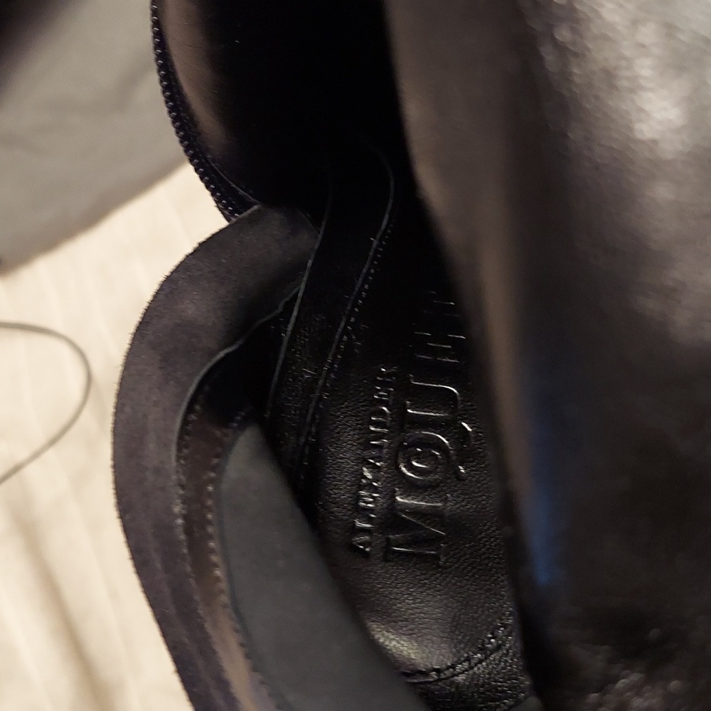 Alexander McQueen Stilletto Thigh-High Leather Boots - Picture 8 of 10